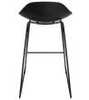 Krzesło barowe PERSY czarne 75