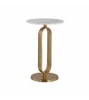 RICHMOND stolik CELINE 40 - marmur, złota podstawa
