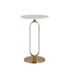 RICHMOND stolik CELINE 40 - marmur, złota podstawa