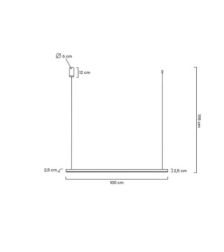 MOOSEE lampa wisząca LINUS 100 złota