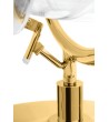Fotel BUBBLE STAND 2 GOLD VELVET poduszka czarna