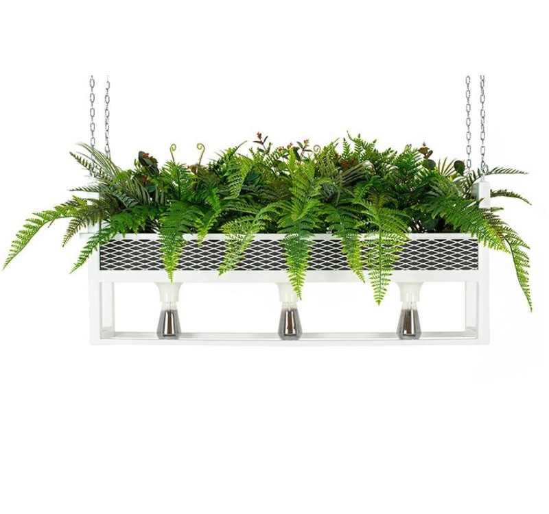 Lampa wisząca / kwietnik SEMIRA 100 INDUSTRIAL biała