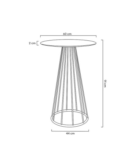 Stolik barowy GLAM 60