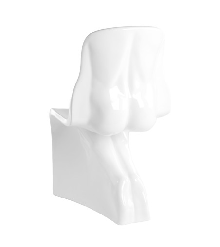 Krzesło HIM białe - włókno szklane