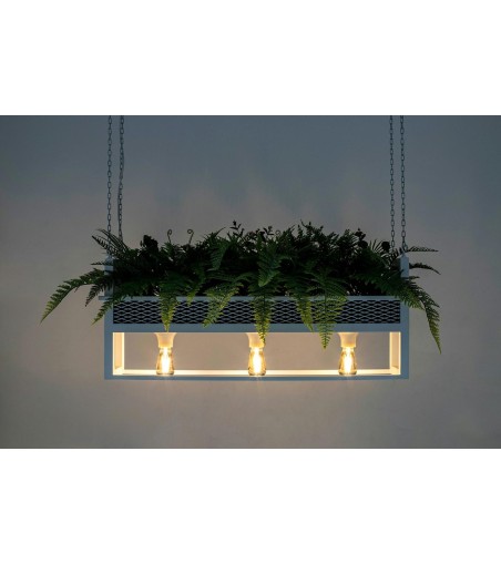 Lampa wisząca / kwietnik SEMIRA 100 INDUSTRIAL biała