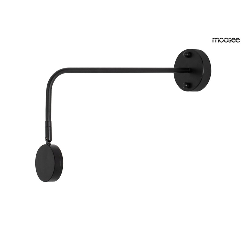 MOOSEE lampa ścienna AXEL czarna