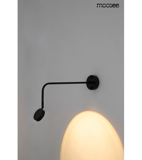 MOOSEE lampa ścienna AXEL czarna