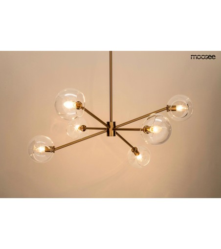 MOOSEE lampa wisząca AURA 6 złota
