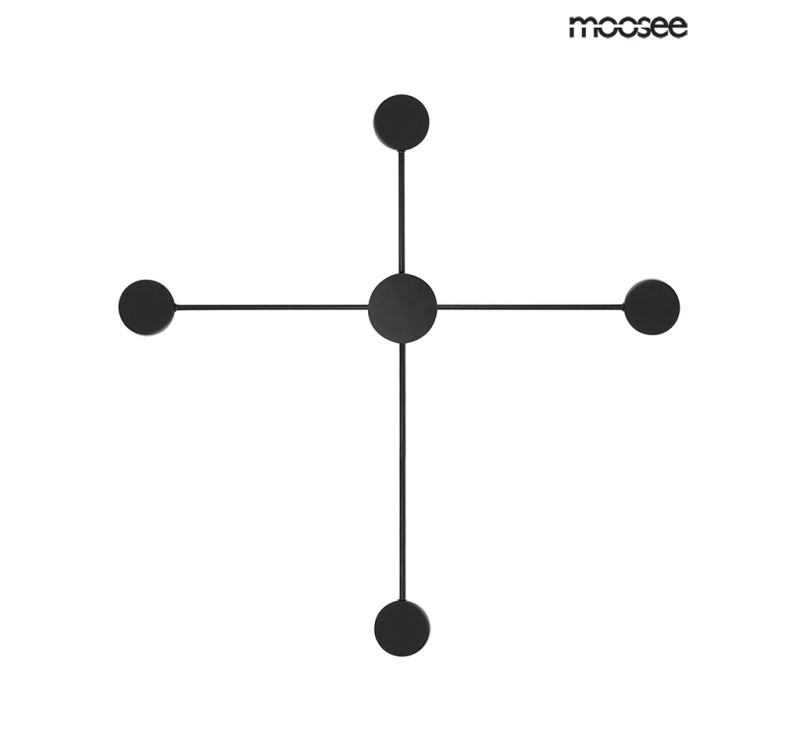 MOOSEE lampa ścienna SHADOW 4 CLOSE czarna