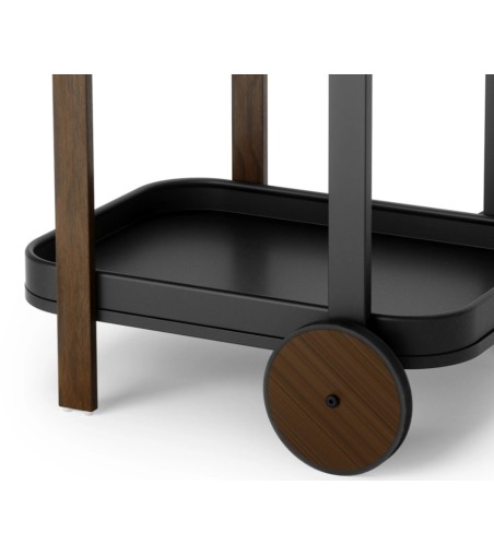 UMBRA wózek barowy BELLWOOD czarny orzechowy
