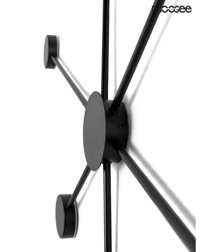 MOOSEE lampa ścienna SHADOW 6 CLOSE czarna