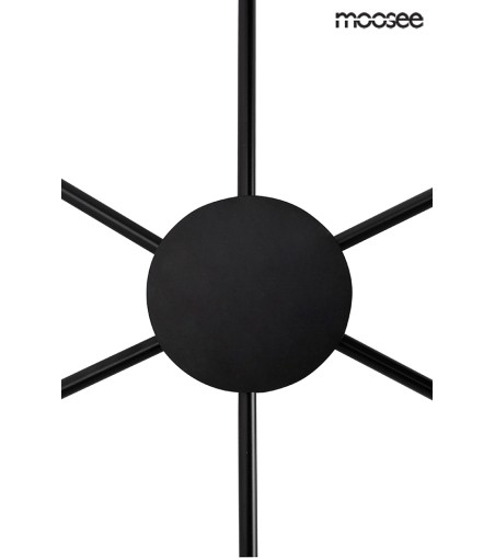 MOOSEE lampa ścienna SHADOW 6 CLOSE czarna