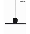 MOOSEE lampa wisząca RAGE czarna