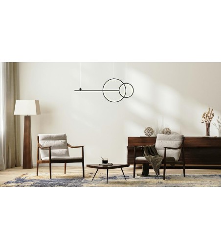 MOOSEE lampa wisząca RAGE czarna