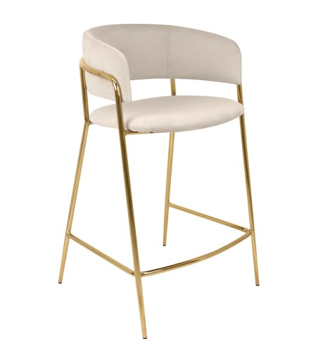 Krzesło barowe DELTA 65 beżowe