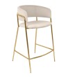 Krzesło barowe DELTA 65 beżowe