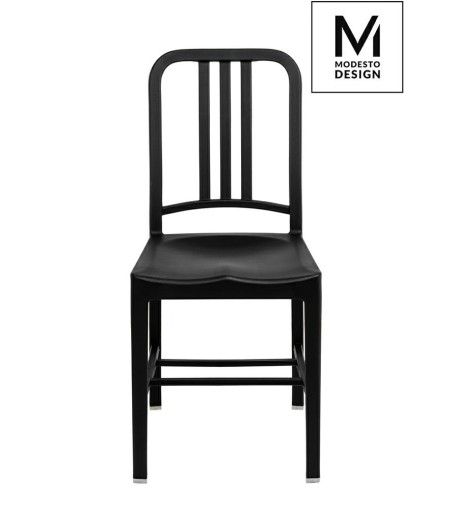 MODESTO krzesło VEGA czarne - polipropylen