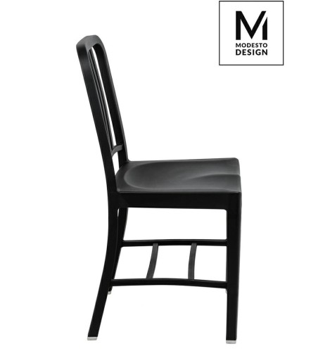 MODESTO krzesło VEGA czarne - polipropylen