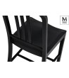 MODESTO krzesło VEGA czarne - polipropylen