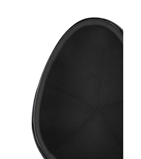 Fotel OVALIA BLACK czarny