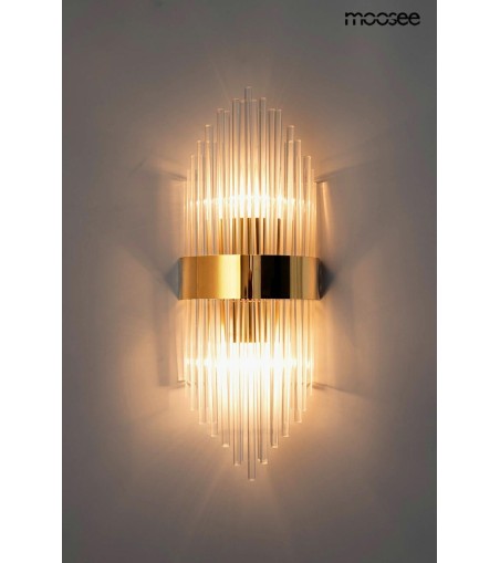 MOOSEE lampa ścienna FLORENS S złota