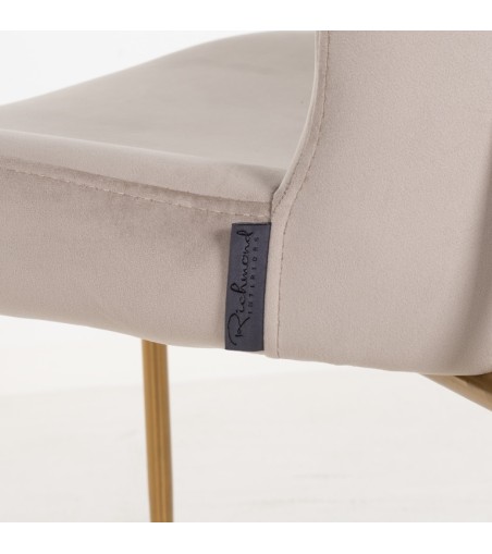 RICHMOND krzesło ODESSA KHAKI - trudnopalne