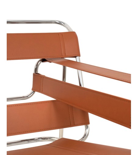 Fotel IVAN brązowy - ekoskóra