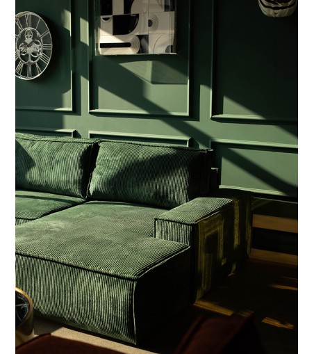 Narożnik PILLOW M prawy z funkcją spania  zielony