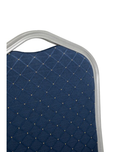 Krzesło bankietowe / konferencyjne ARES   niebieske / srebrne