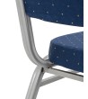 Krzesło bankietowe / konferencyjne ARES   niebieske / srebrne
