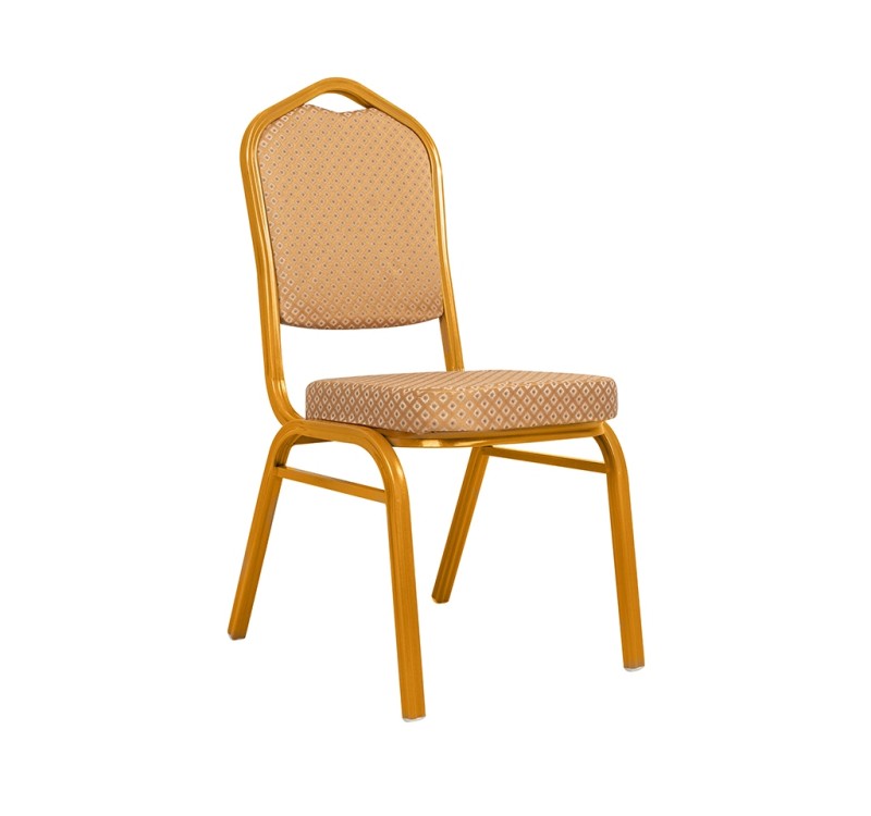 Krzesło bankietowe / konferencyjne HERA   beżowe / złote