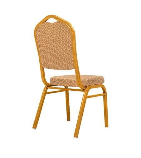 Krzesło bankietowe / konferencyjne HERA   beżowe / złote