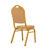 Krzesło bankietowe / konferencyjne HERA   beżowe / złote
