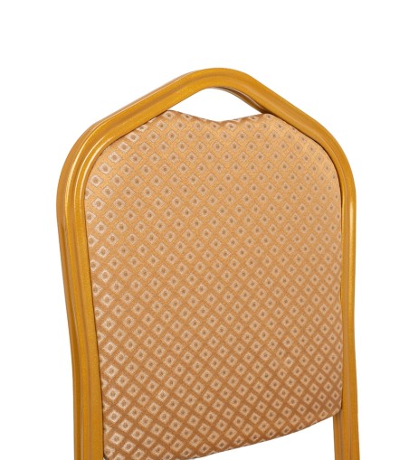 Krzesło bankietowe / konferencyjne HERA   beżowe / złote