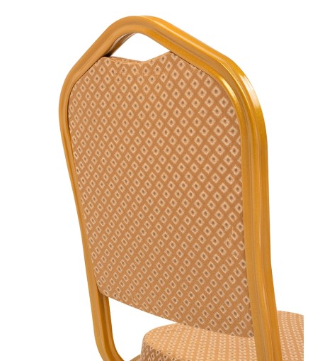 Krzesło bankietowe / konferencyjne HERA   beżowe / złote