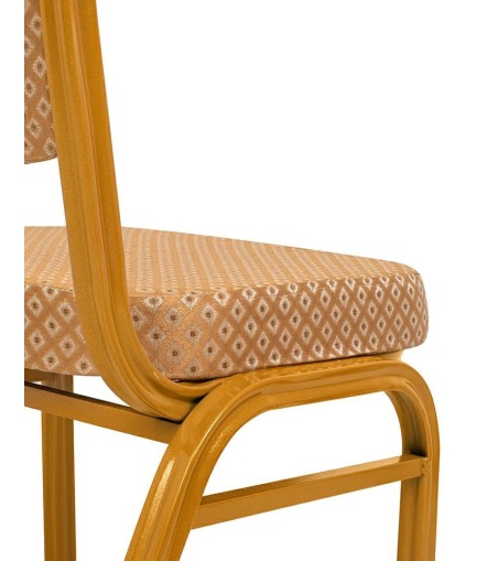 Krzesło bankietowe / konferencyjne HERA   beżowe / złote