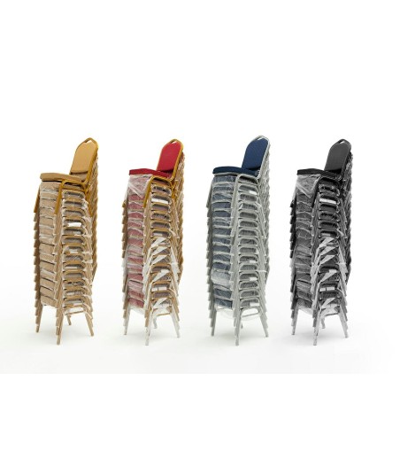 Krzesło bankietowe / konferencyjne HERA   beżowe / złote