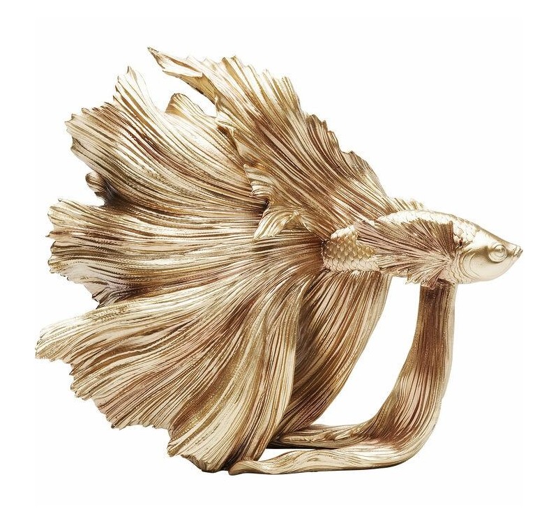 KARE dekoracja BETTA FISH S złota