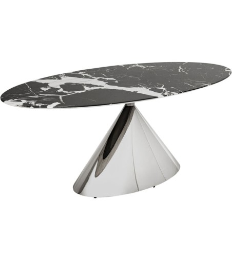 KARE stół jadalniany MAMBO CHROME         200x100 cm