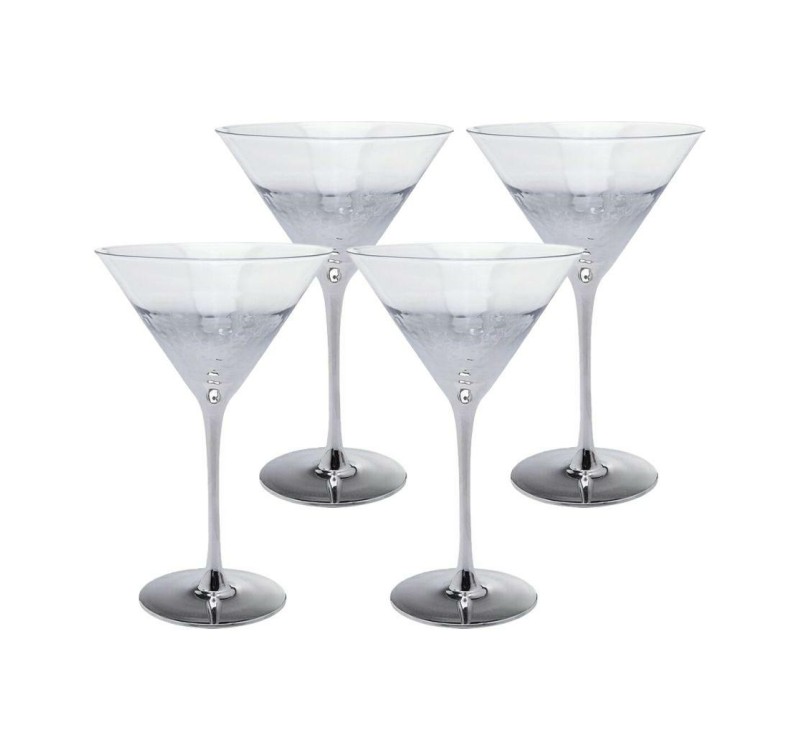 KARE komplet 4 kieliszków do martini      NIGHT SKY 300 ml