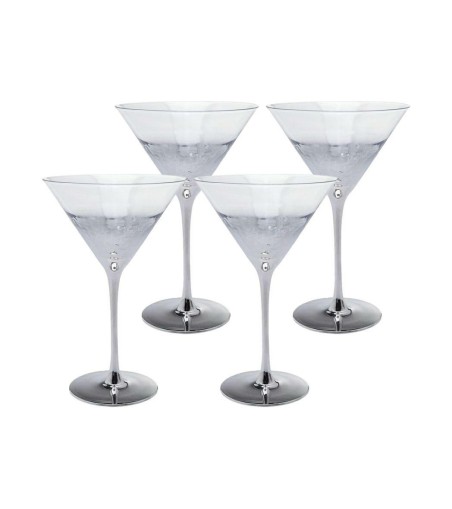 KARE komplet 4 kieliszków do martini      NIGHT SKY 300 ml