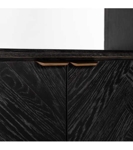 RICHMOND regał BLACKBONE BRASS