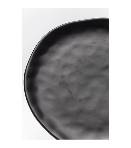 KARE talerz ORGANIC 26 cm czarny