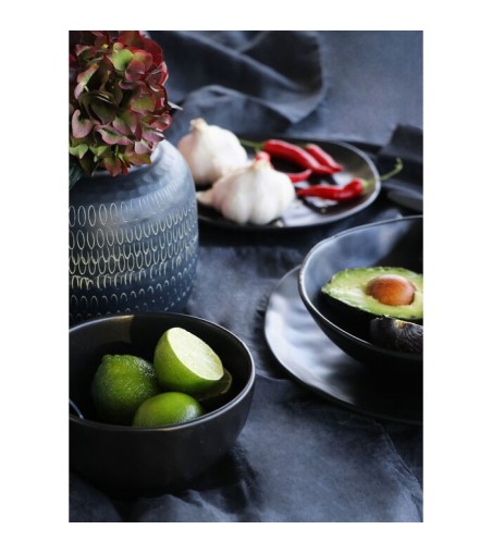 KARE talerz ORGANIC 26 cm czarny