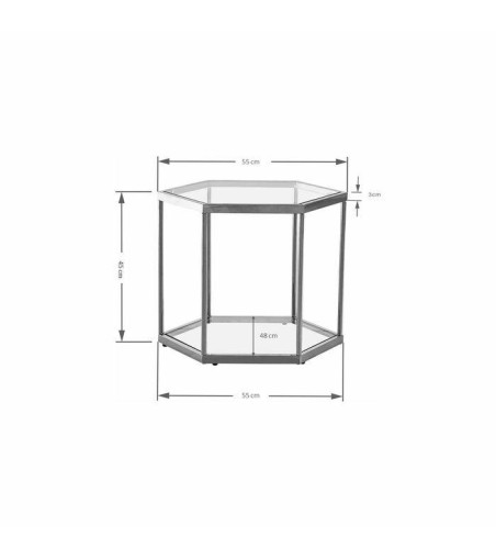 KARE stolik kawowy COMB GOLD 45 złoty