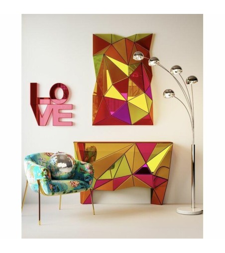 KARE lustro ścienne PRISMA COLOR 120x80   cm