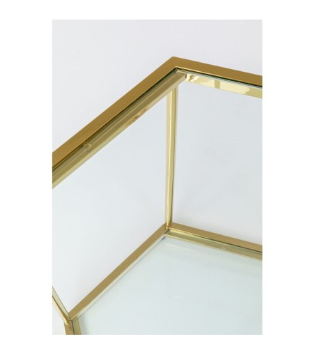 KARE stolik COMB GOLD 55 złoty