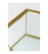KARE stolik COMB GOLD 55 złoty