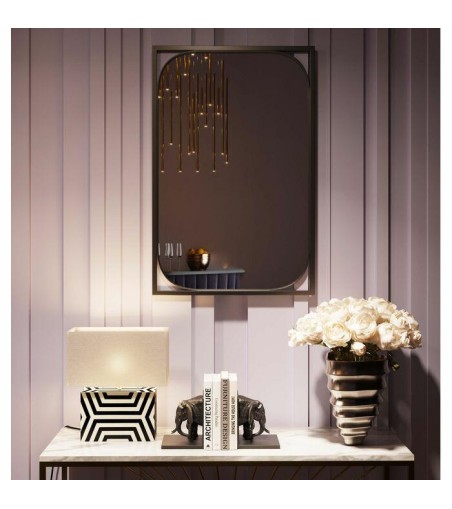 KARE lustro ścienne BONITA 71x109 cm      czarne