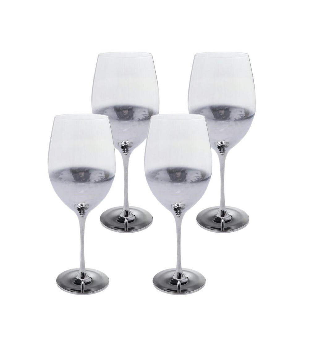 KARE komplet 4 kieliszków do czerwonego   wina NIGHT SKY 400 ml